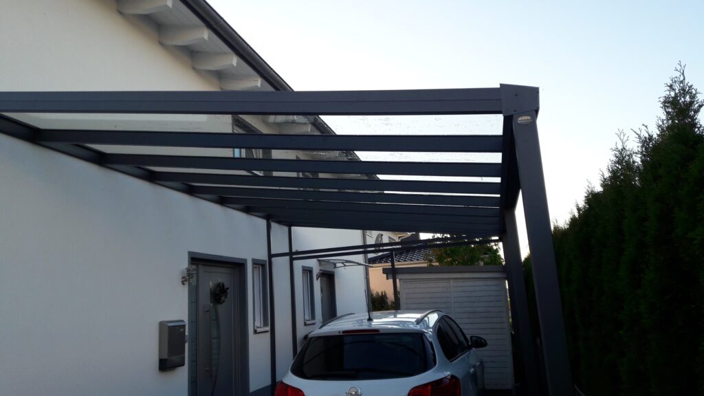 Carport Alu Glas