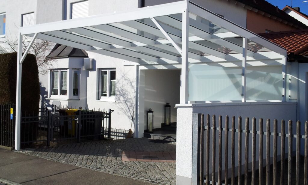 Carport Glas Alu