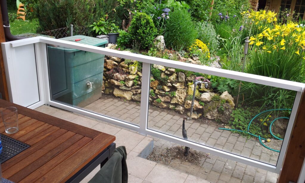 Glaselement Terrasse