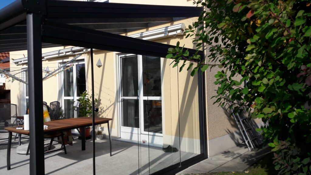 Glasschiebetür