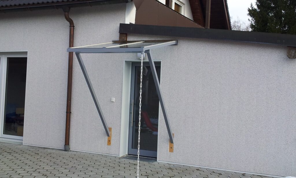 Haustür Überdachung