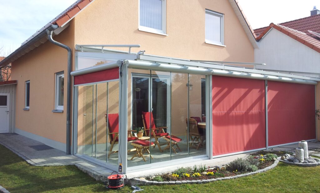 Seitenmarkise Terrassenüberdachung